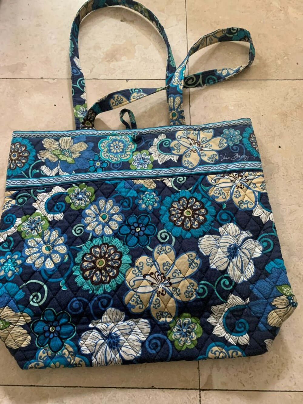 Vera Bradley Bag Mod Floral Blue